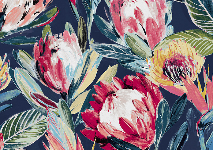 Ophelia, Midnight - Twist&Fit Roman Blind - Image 8